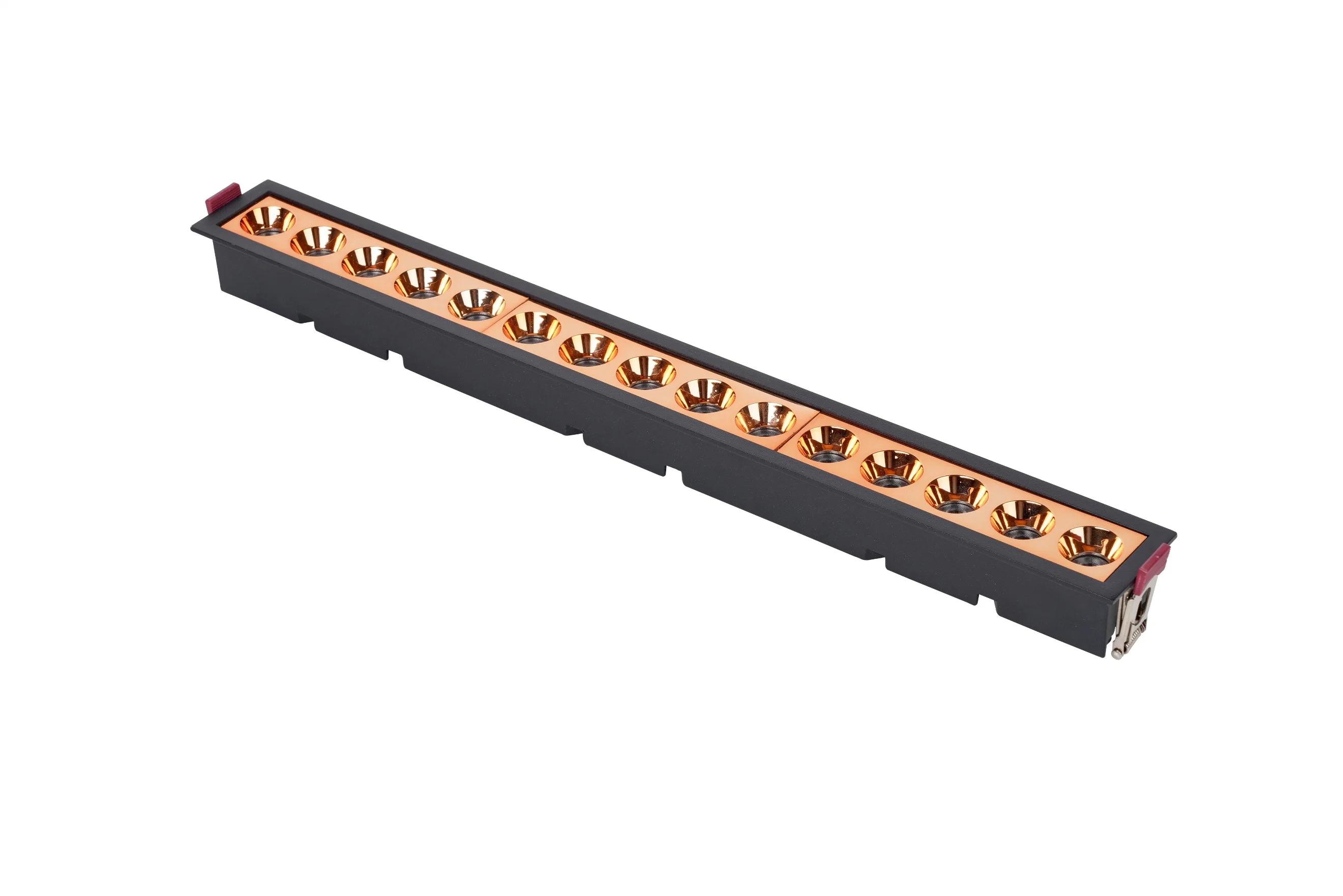 Laser Blade Aluminum Fixture Black Downlight Indoor SMD Ceiling Spot Light LED Recessed Linear Down Light
