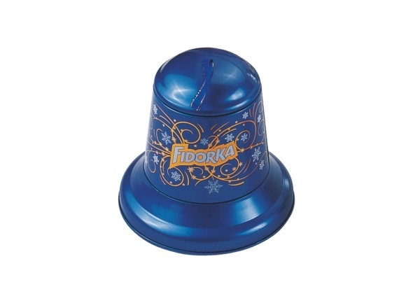 Bell Shaped Christmas Tin Festival Gift Tin Can Candy Cookie Chocolate Tin Case with String Packaging Tin Box