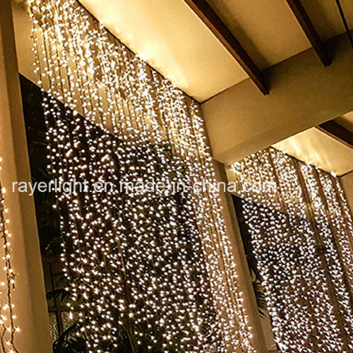 Outdoor LED Festival Christmas Hall Decorative Wedding for Building Wall LED Curtain Lights