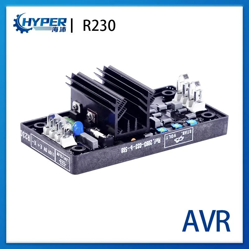 Gerador AVR R230 regulador digital de tensão automático para gerador de Leroysomer Fornecedor da China