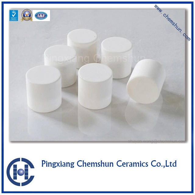 Chemshun Alumina Ceramic Cylinders for Wear Resistant Liner Manufactueres