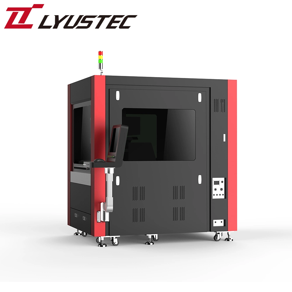 machine de découpage au laser à filtre métallique fermé avec un couvercle de sécurité