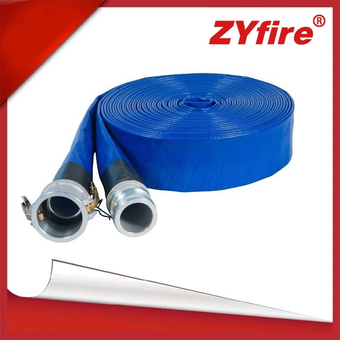 Heavy Duty Large Diameter PVC Layflat Hose for Pump Use
