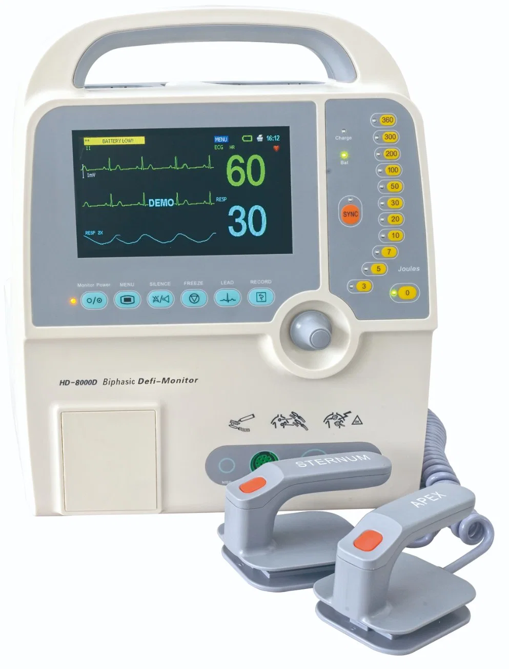 High quality/High cost performance Defibrillator HD-8000A Biphasic with Good Price