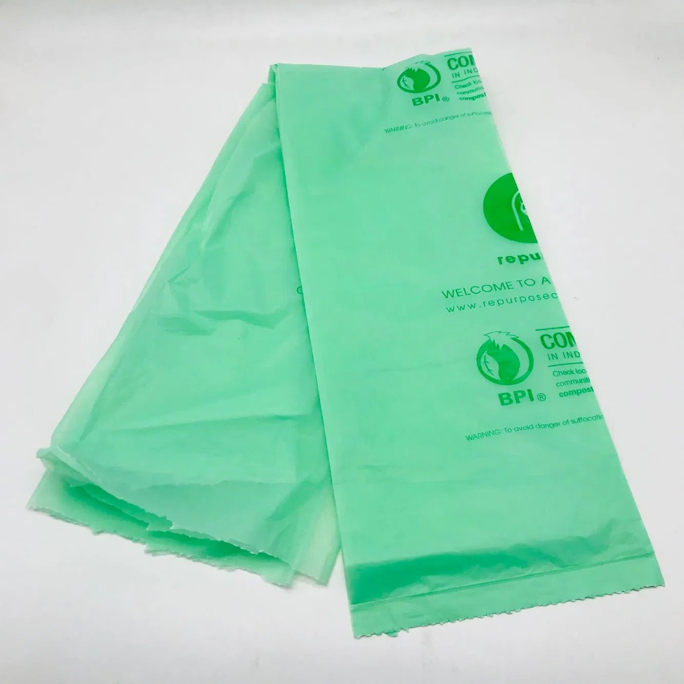 100% PLA plástico biodegradável saco de lixo