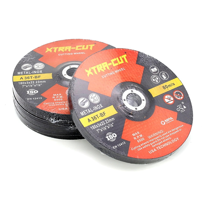 7 Inch 180mm Metal Abrasive Hardware Tools Cutting Disc for Steel