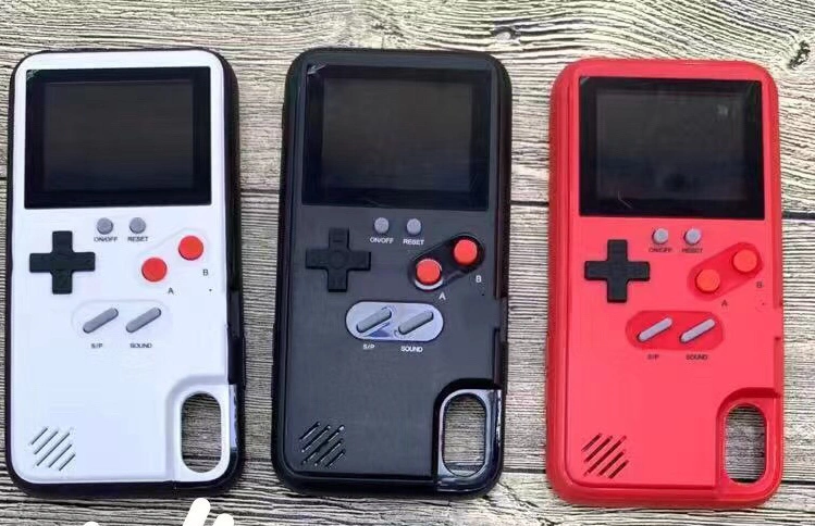 La cubierta del teléfono de Gameboy juegos para teléfono X-14promax puede desempeñar Blokus TPU suave cubierta de la videoconsola para teléfono