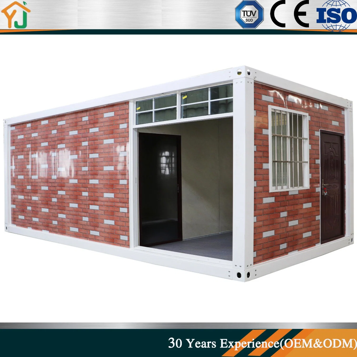 Customizable Second Floor Canopy Packaging Box with Stairs Prefab Modular House Container Homes