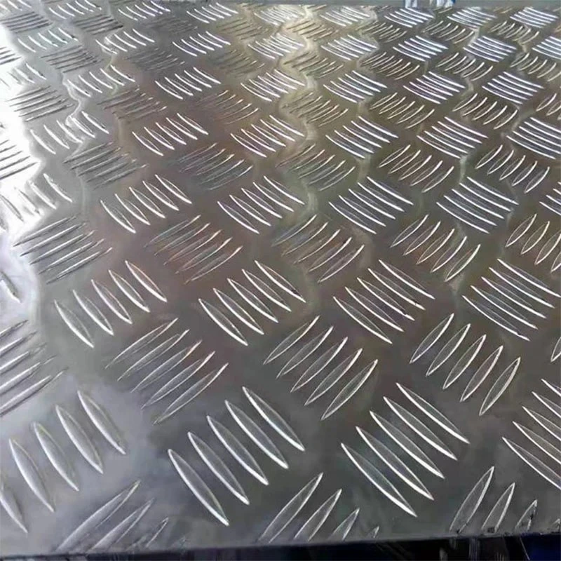 ألومنيوم منقوش على شكل ورقة ماسية 1060 3003 5052 5754 ألومنيوم مقروء Checker Plate High quality/High cost performance  Printable Metal Sheet فارغة 5754 ورقة/لوحة من الألومنيوم