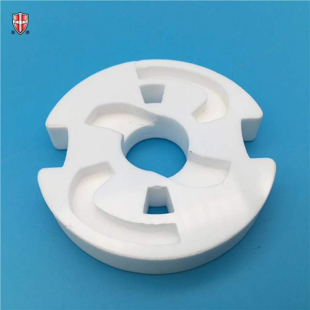 White Ceramic Disc High Hardness Customized Alumina Ceramic Plate