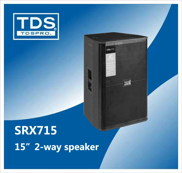 15inch High Spl Speaker with Wood Speaker Cabinets Srx715