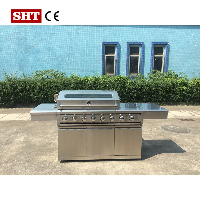 Stainless Steel Outdoor BBQ Grill Barbecue Grill with Window