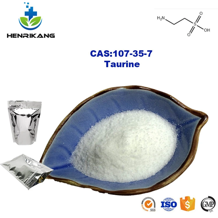 Таурин питания порошок CAS 107-35-7 Jp16 / USP38 Таурин используется для питания усилители