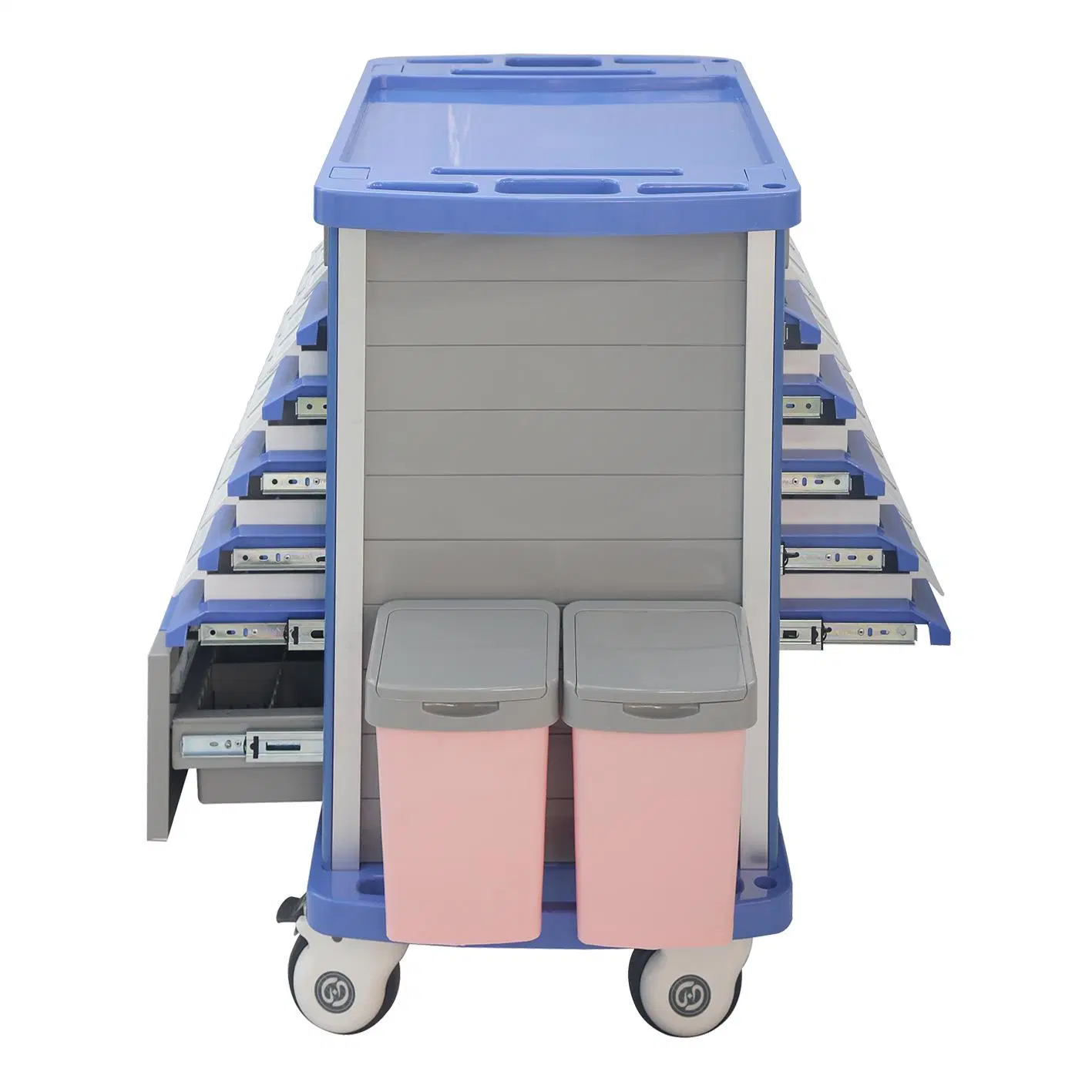 High Quality Medical ABS Hospital Medicine Trolley Hospital Emergency Trolleys Equipment