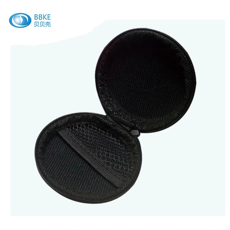 Round Hard Earphone Headset EVA Case