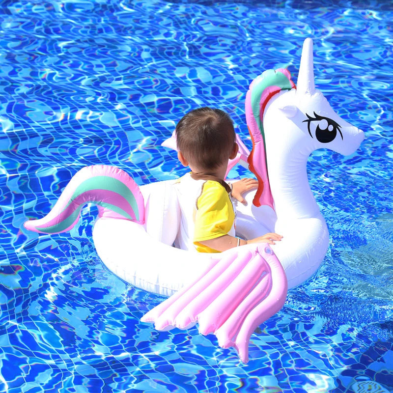 Children's Inflatable Princess Horse Swimming Ring