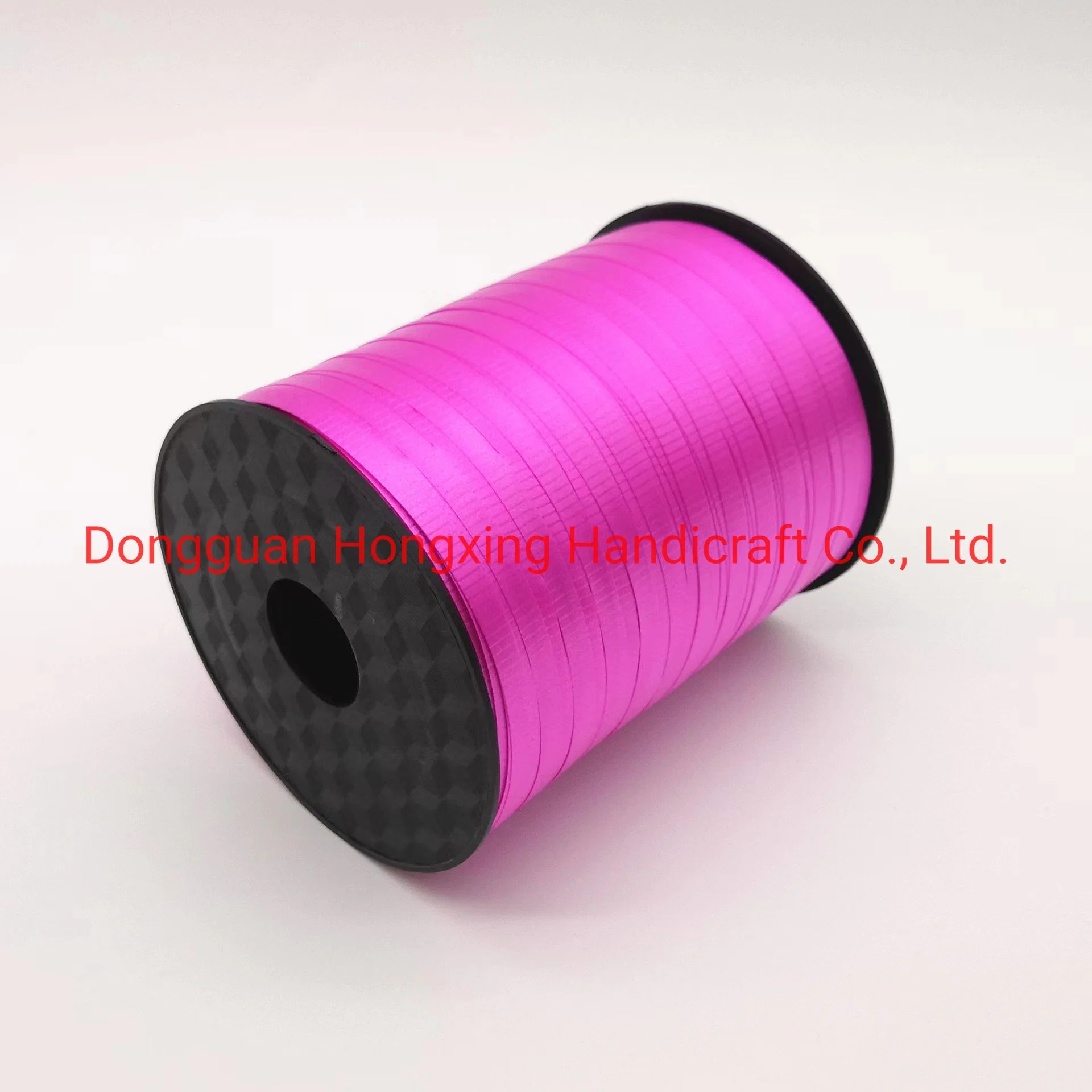 Manufacture 5mm*500y Plastic Solid Curling Ribbon in Roll, Plastic Balloon Ribbon