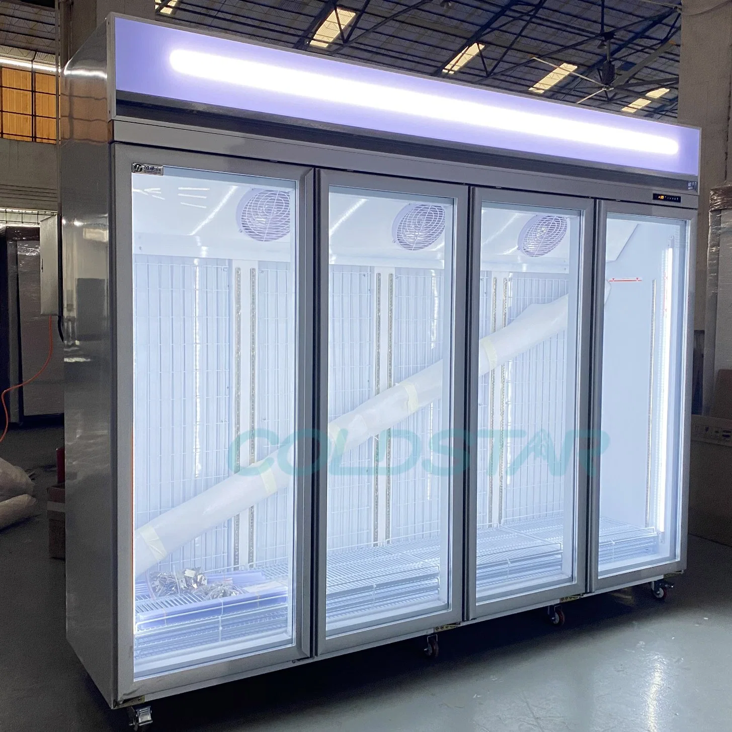 Refrigeradores verticales de vidrio Showcase para bebidas y bebidas con Fair Precio frigoríficos precios