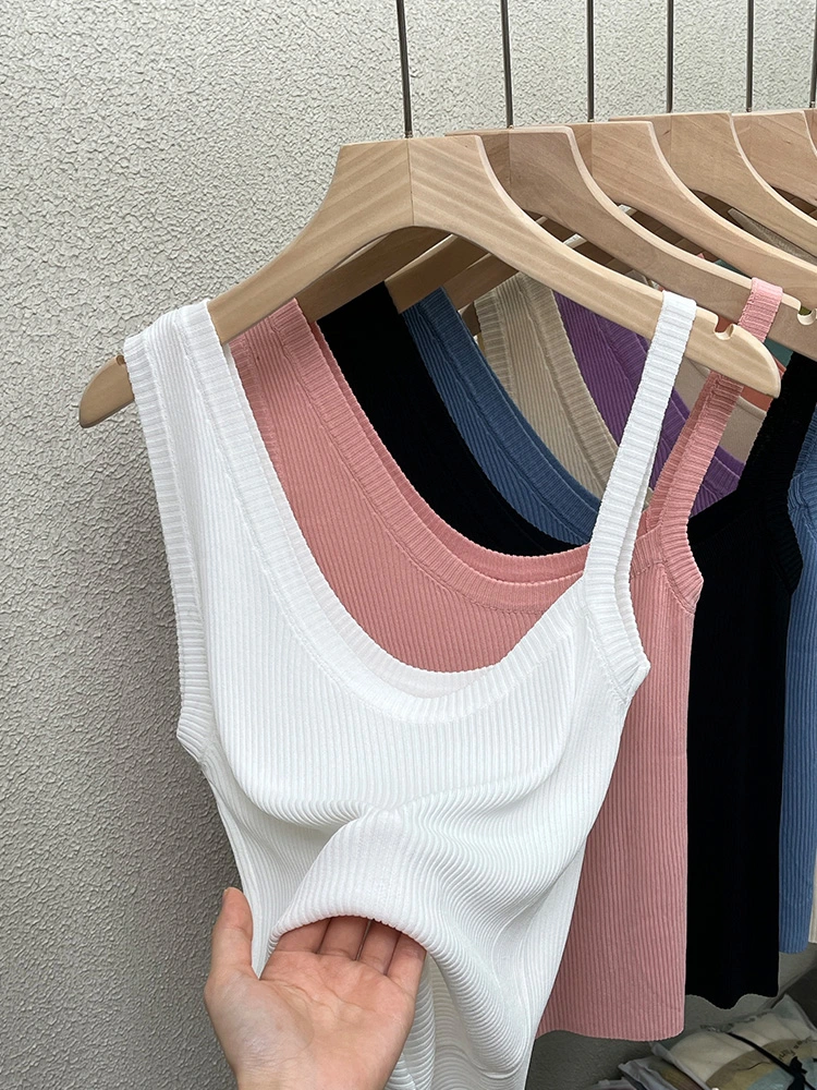 Sommer Sexy Low-Cut Basic T-Shirts Fashion Lady Tank Top