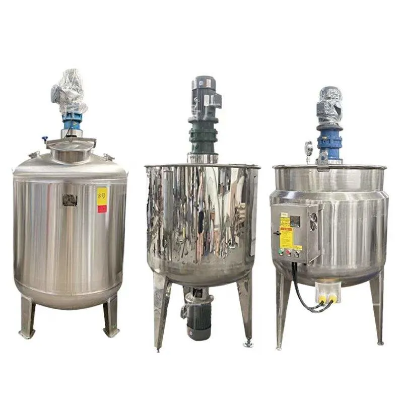 Sanitary Food Processing in Line Emulsifying Mixing Tank High Shear Homogenizer Mixing Tank Industrial Mayonnaise Making Machine