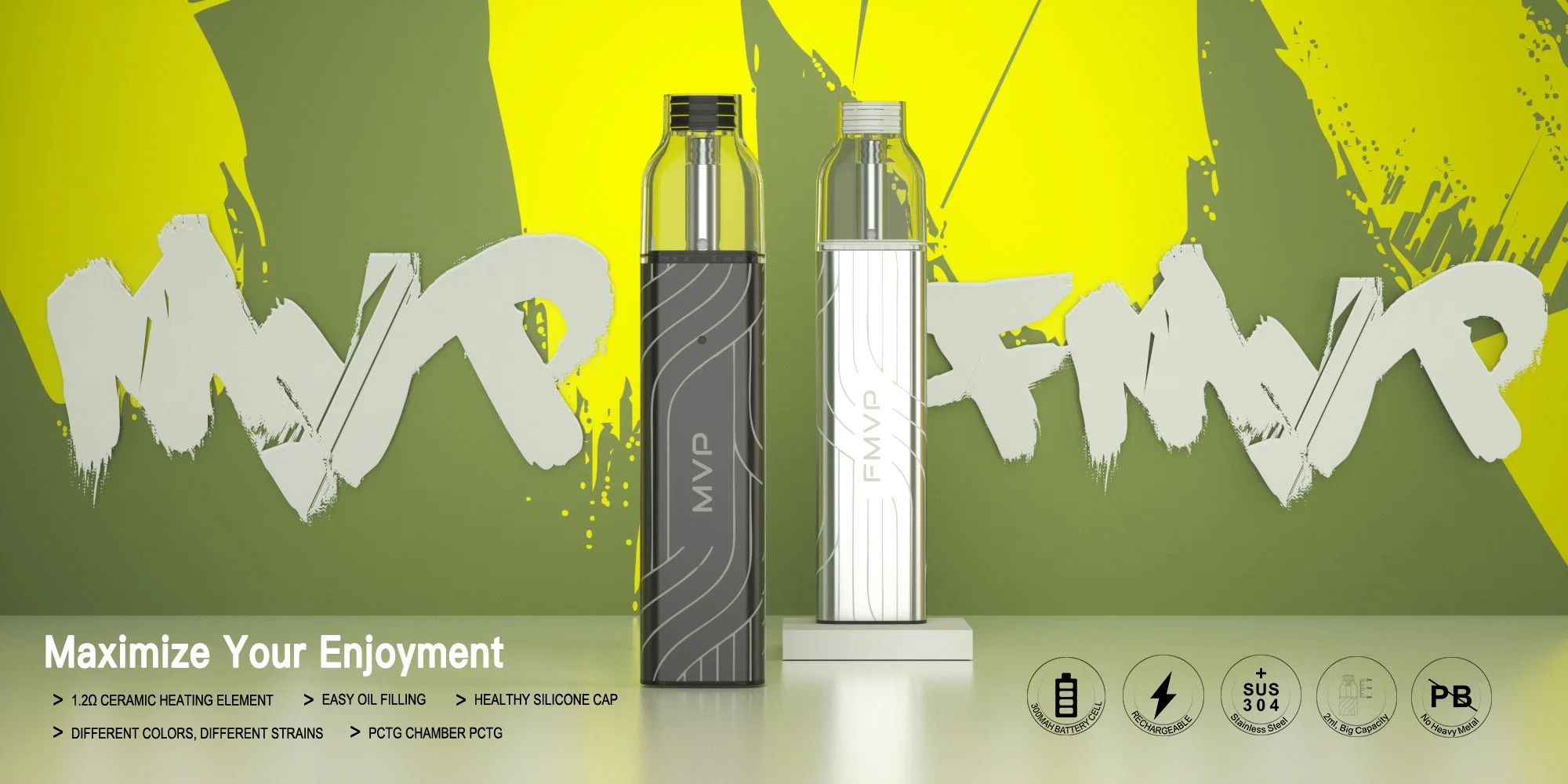 Yd-2206 Thick Oil E-Liquid Disposable/Chargeable Vapes 2ml