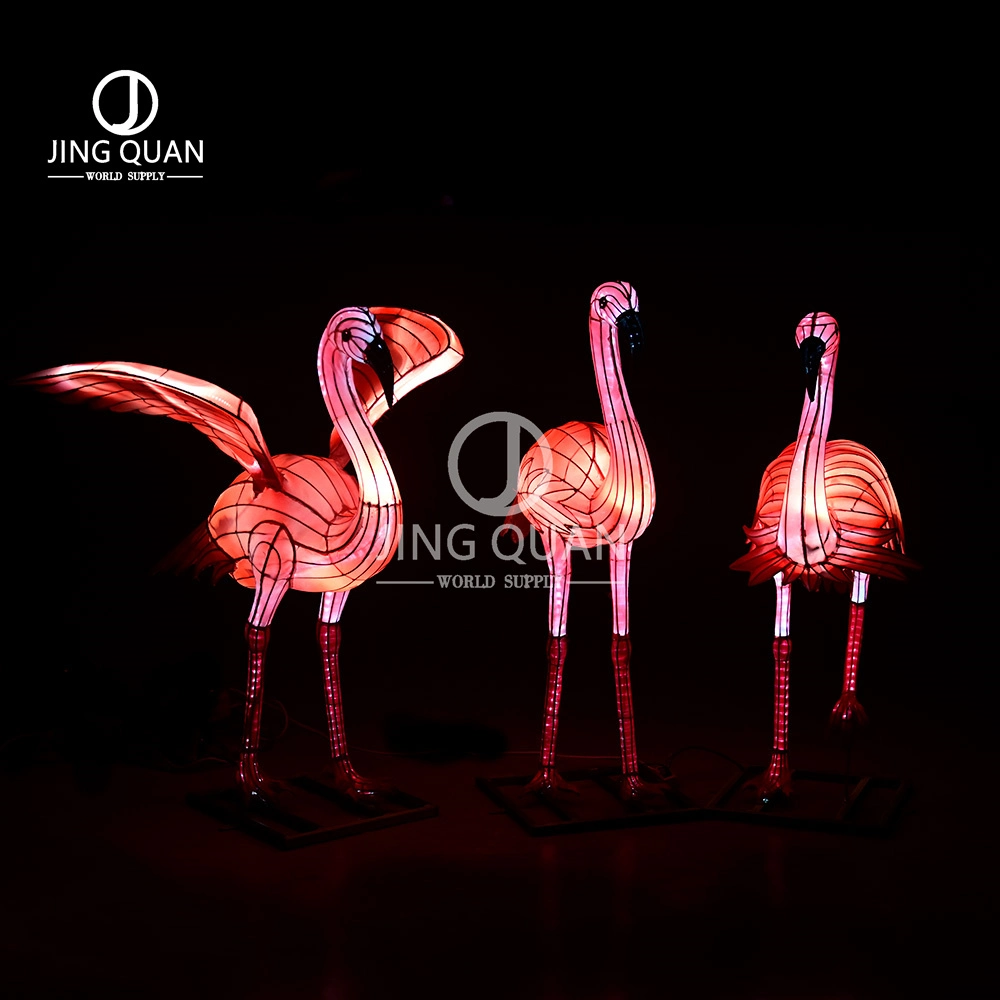 Halloween Flamingo Festive Lanterns Traditional Lights Show Animals Decorative Lighting Motif Holiday Lights Christmas Decoration Outdoors