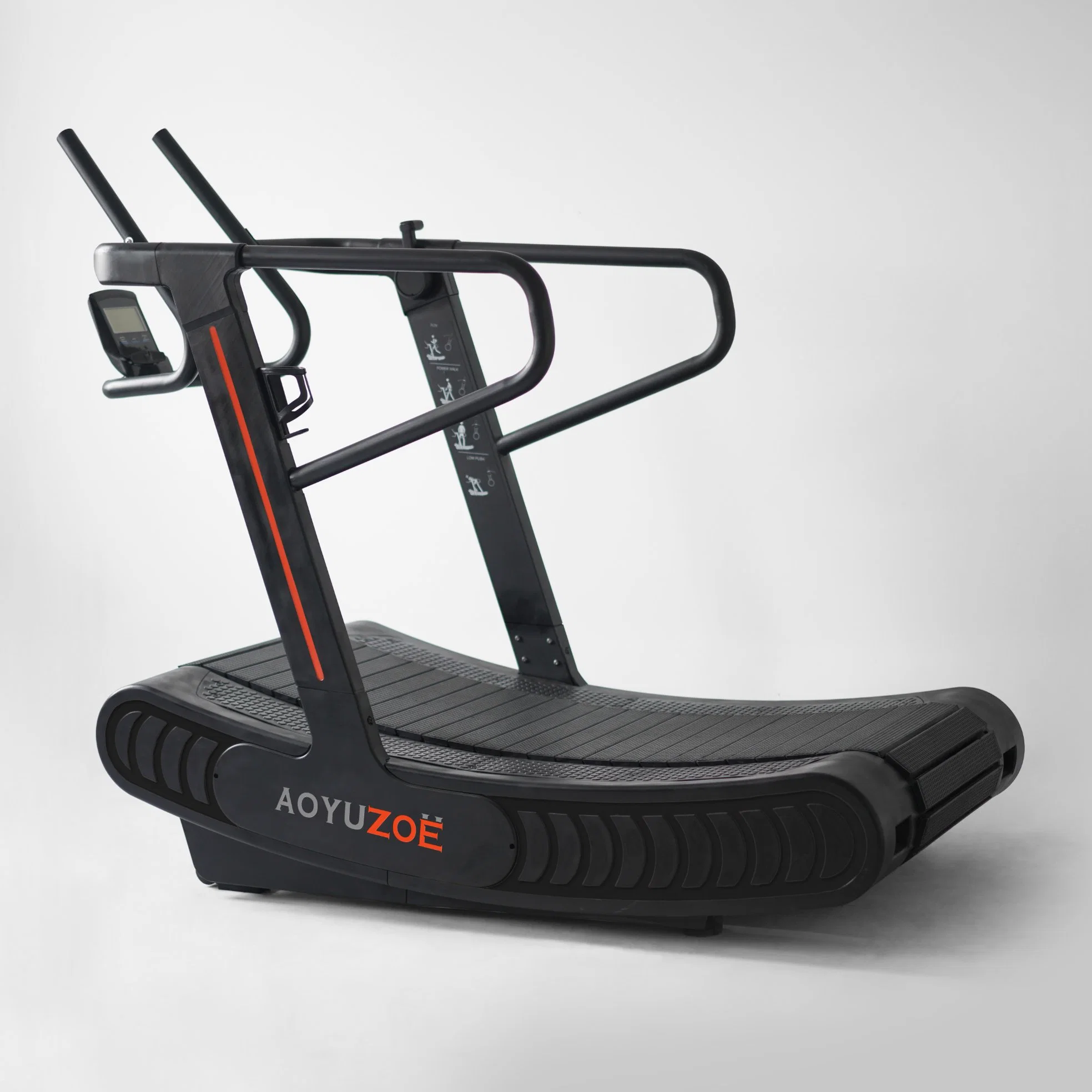 Equipos de gimnasia Comercial Curved Mecánica UnPowered Luxury Gym Equipment Treadmill Para la venta