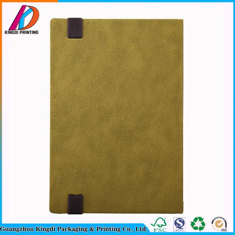 Embossing Logo Leather Cover Moleskin Style Notebook with Pen