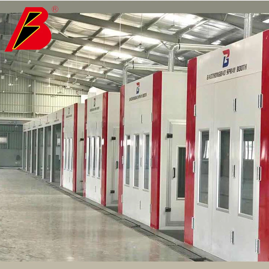 Paint Line Auto Metal Work Production Line High Efficiency Spray Booth 4s Shop Choice