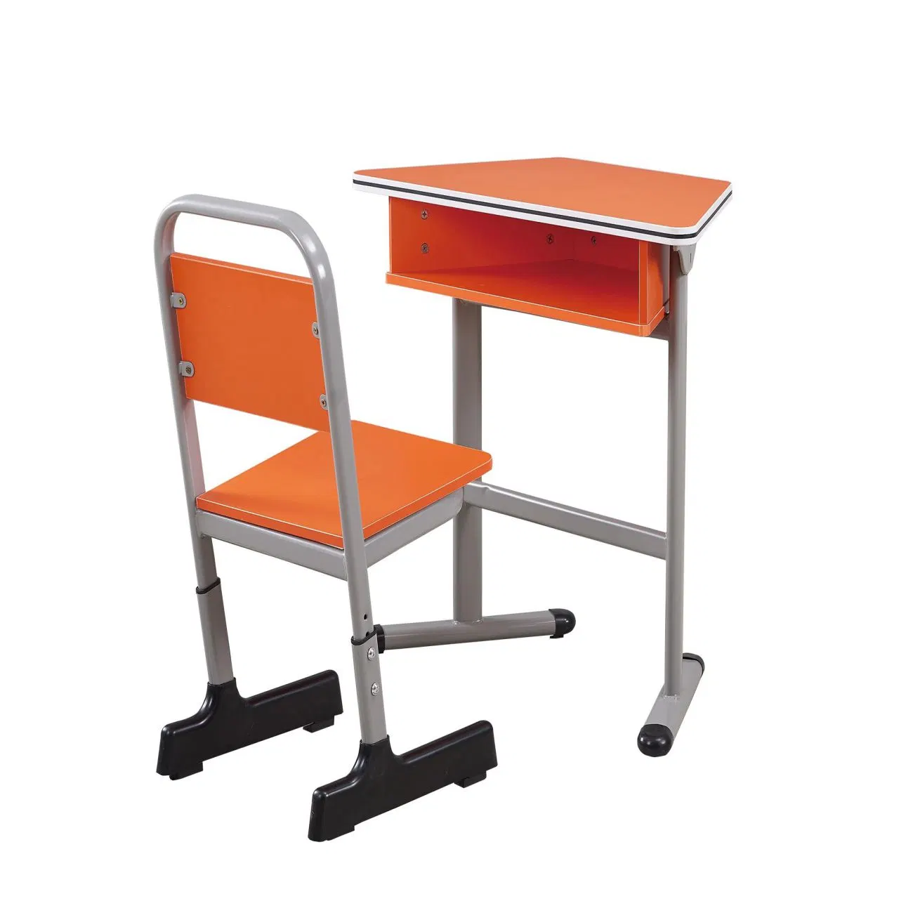 Lifting Student Desk Chair and Desk Set in Blue