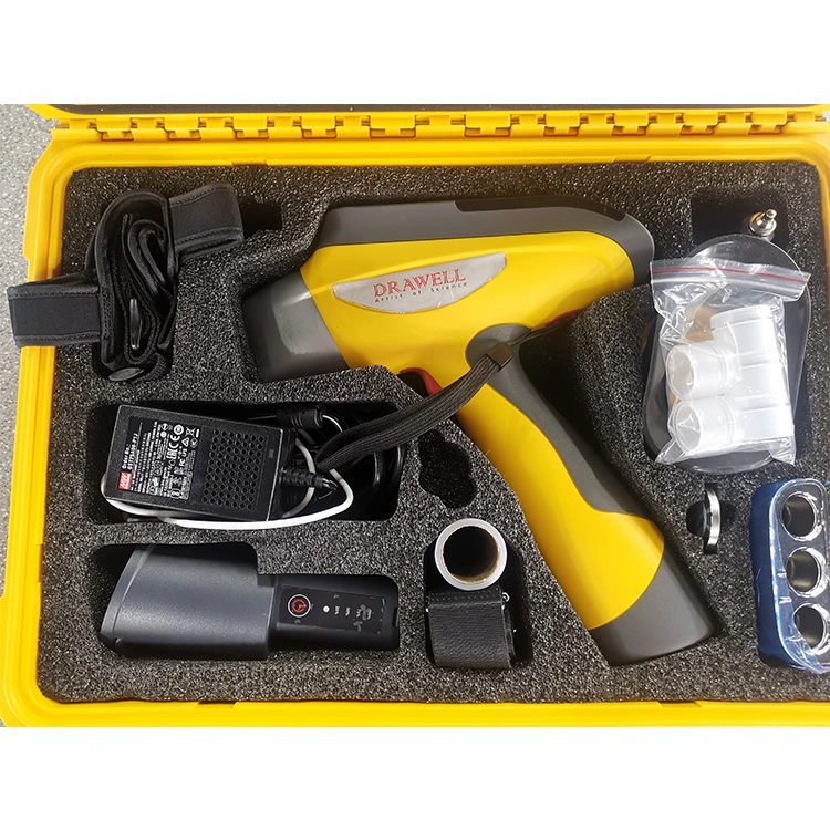 Espectrofotómetro portátil de raios X portátil DW-EX7000 mineral Ore Alloy Gold Máquinas de teste Handheld XRF Analyzer