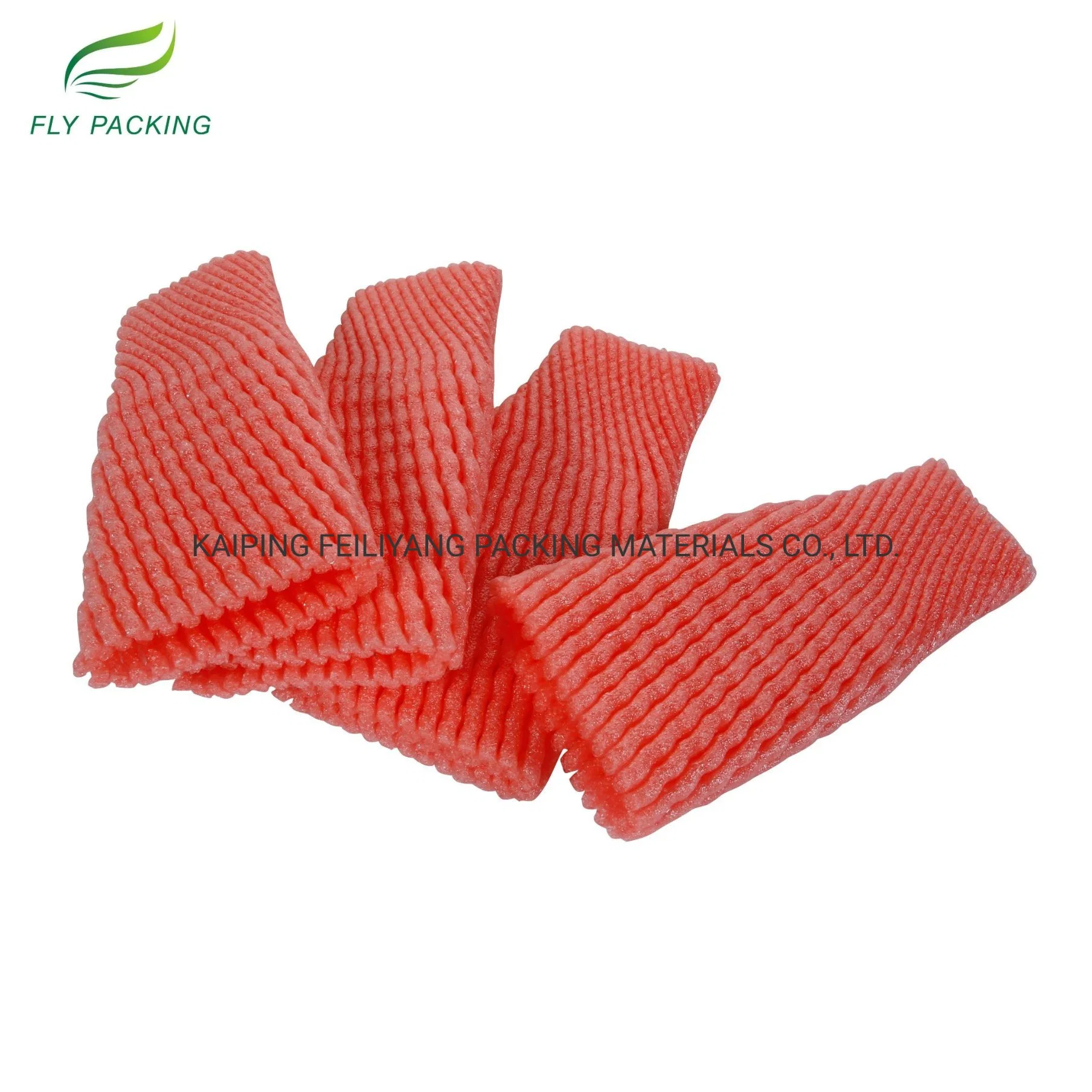 Sample Customization High Elastic Red Wine Bottle Cushioning Single Layer Tapered Foam Net