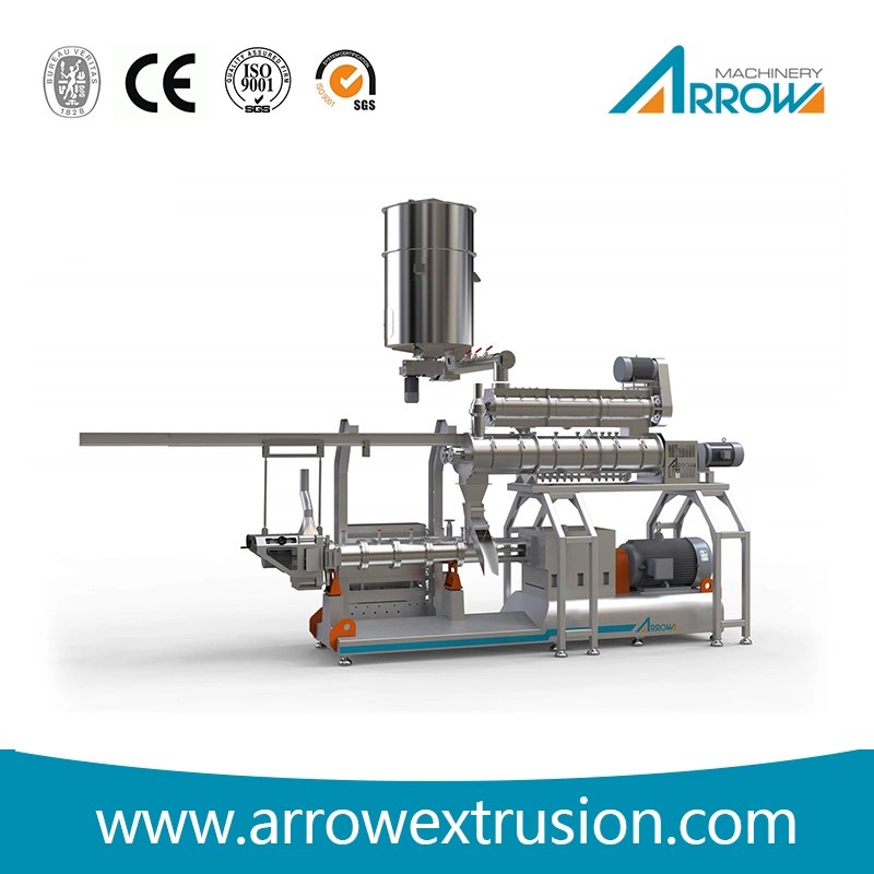 Twin Screw Extruder Fish Feed Making Machine Floating Fish Food Pet Cat Animal Food Pellet Maker Processing Equipment Price Sale