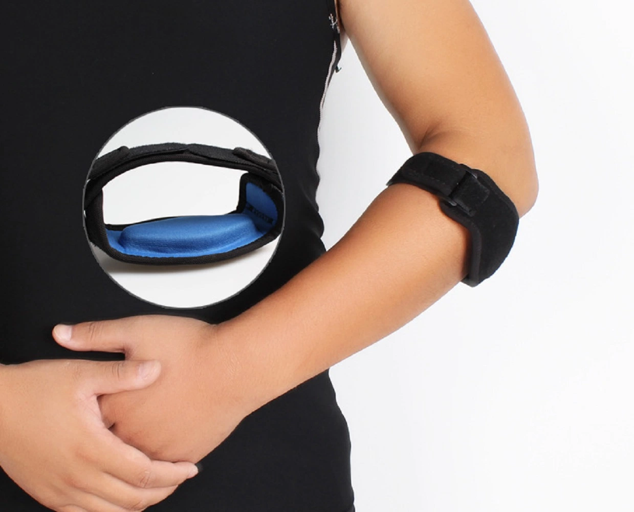 Tennis Elbow Brace, golfeur Renfort coudé avec le tampon de compression de la tendinite pour les hommes et femmes, d'avant-bras des attaches de support, soulager la douleur ESG10695