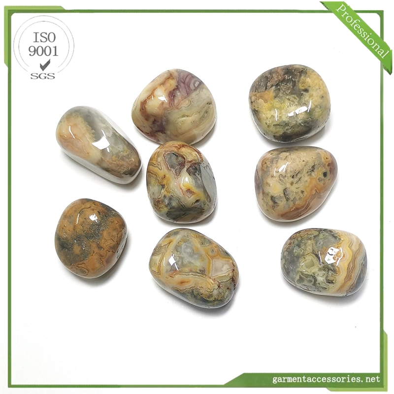 Semi Precious Natural Crystal Stone Buttons for Clothing