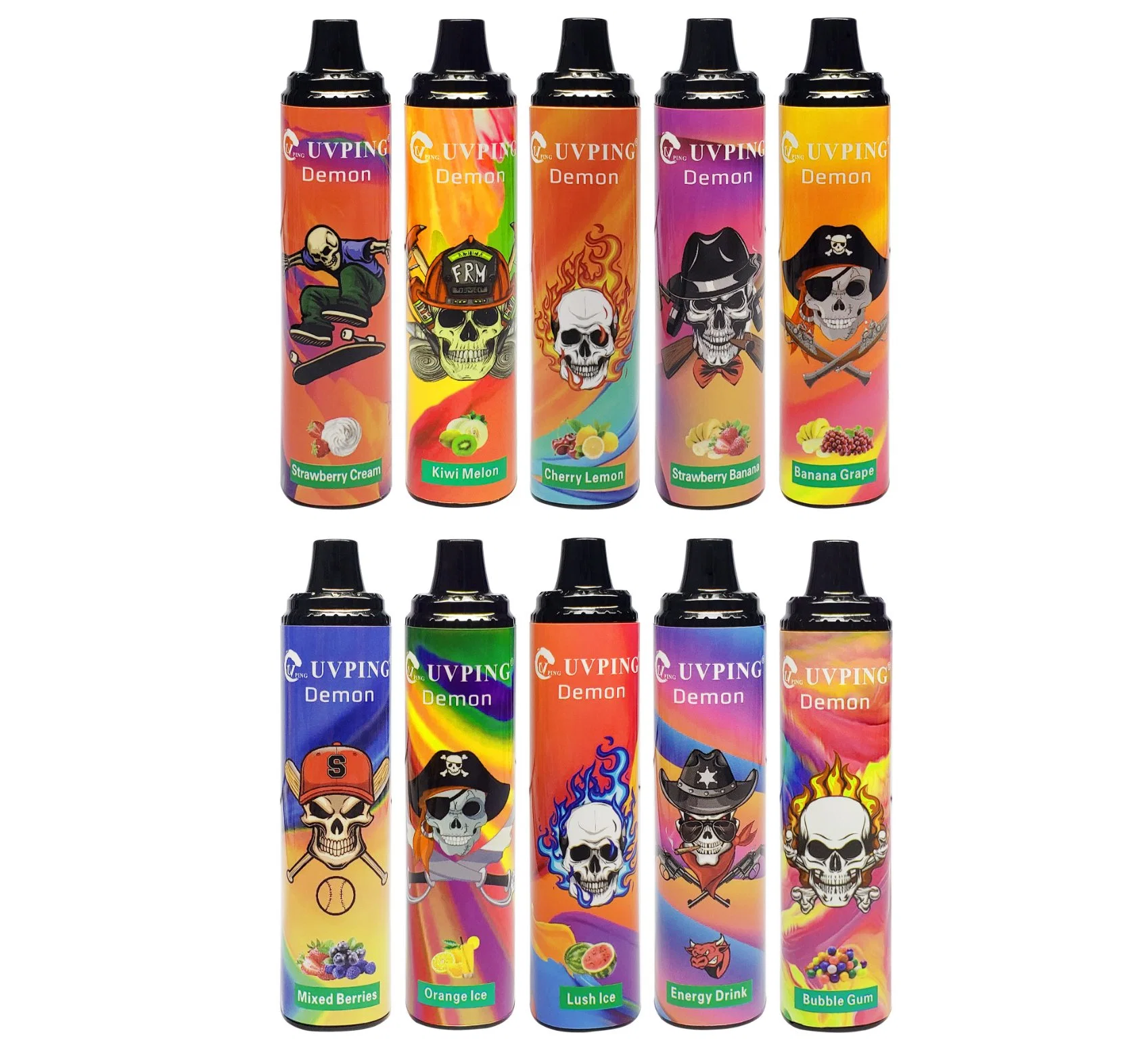 Mayorista Uvping Demon 7000 Puffs VAPE Caja de Embalaje personalizado E Lápiz VAPE desechable de fábrica CIG OEM&amp;ODM