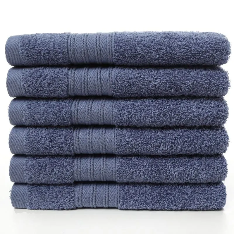 Wholesale Luxury Cotton Soft 6 Piece Set Bath Towel Set