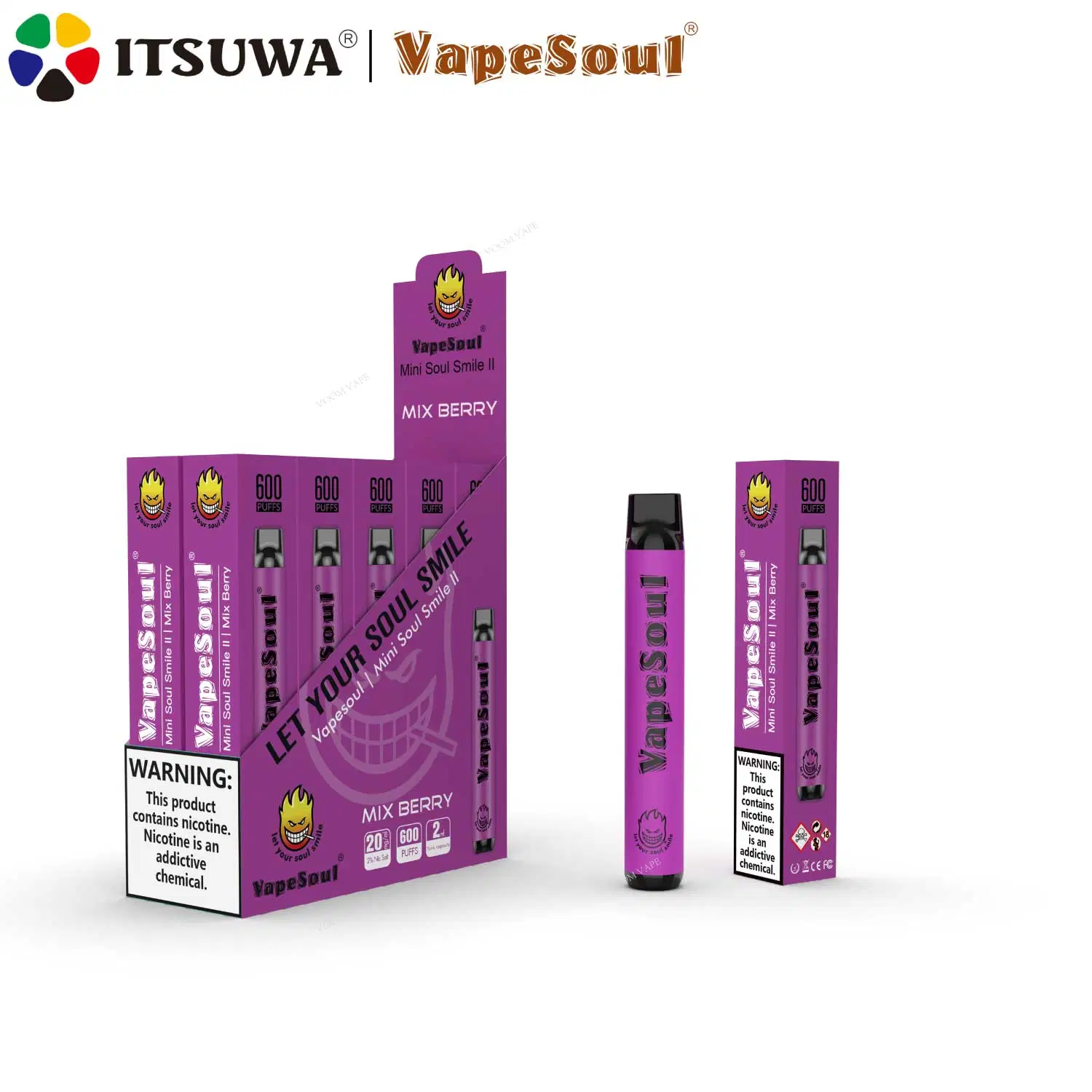 Vapesoul Optional Flavor Puff Distributors Wape Disposable/Chargeable Vaporizer Shipping Cheap 800puff Mini vape