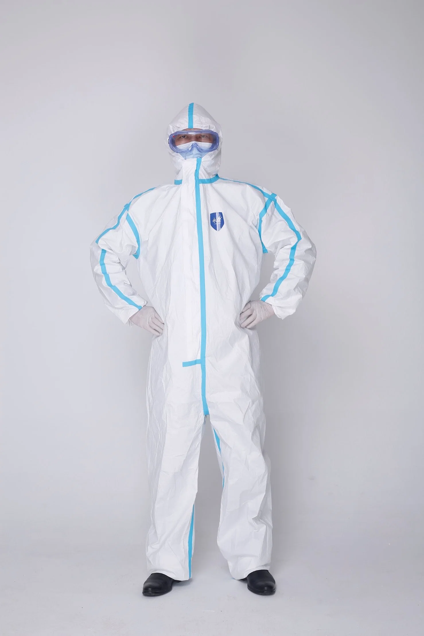 Type 4 Health Facility PP PE Disposable Protective Clothing.
