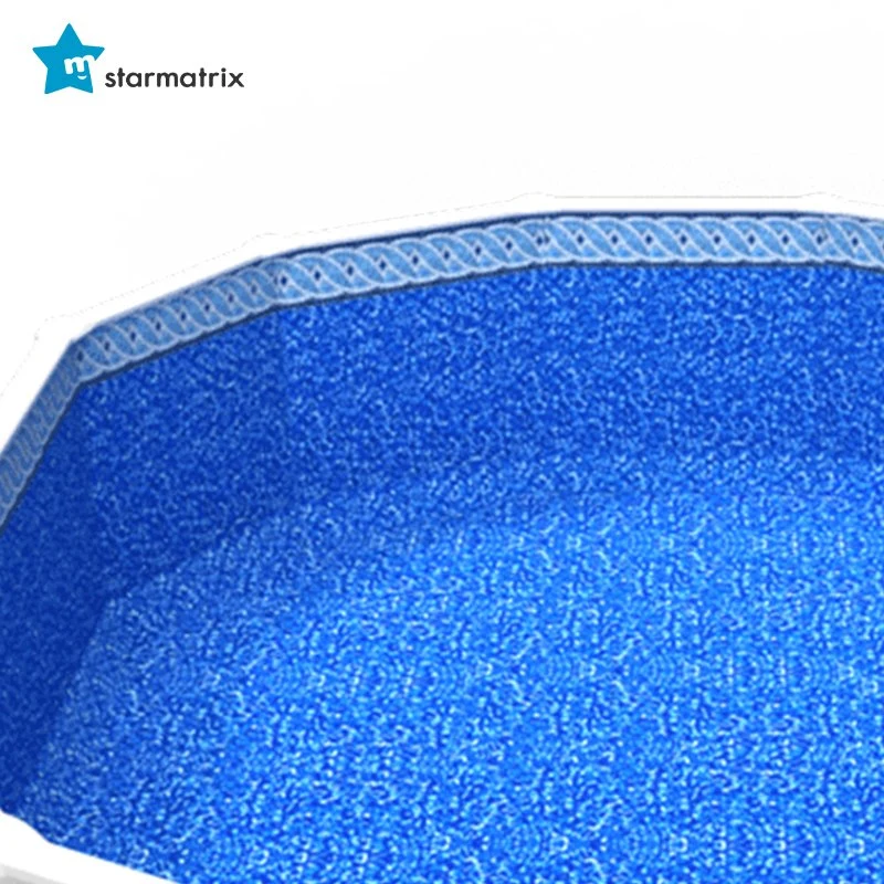 Starmatrix	High quality/High cost performance ، 1.5 مم، بطانة بركة من الفينيل الأزرق PVC