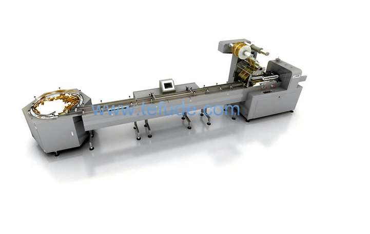 High Speed Turntable Packing System for Square, Long Shape Products
