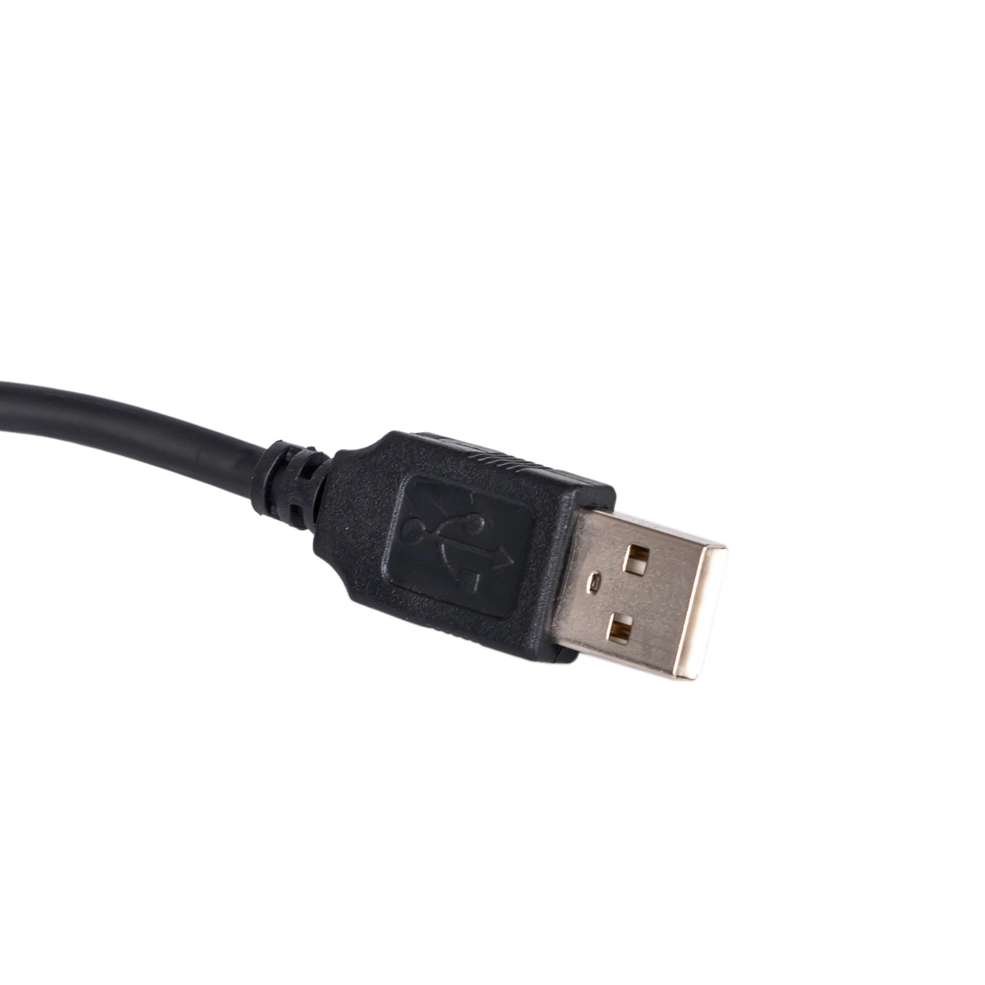 Laboratório de linguagem quente laboratório de informática do fone de aprendizagem de inglês fone de ouvido com Cancelamento de ruído de alta qualidade 2*3,5mm 5 DIN Conector RJ12 para a escola de negócios com fio dos auscultadores