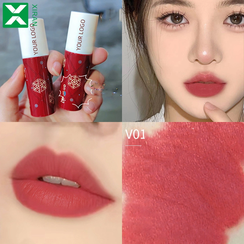 Christmas Winter Lipstick Set with Gingerbread Man Matte Lipstick Private Label