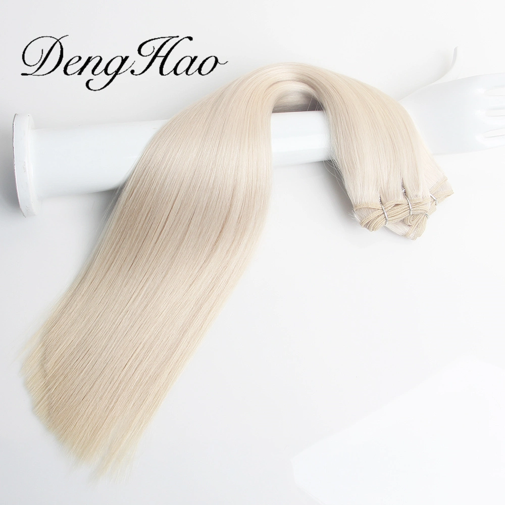 Denghao Wholesale/Supplier Thick End Virgin Remy Human Hair Top Quality Hair Weft Hair Extensions