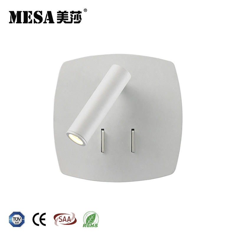 High Quality IP20 LED Wall Lamp Black White LED Lighting Effect Study Room Reading Light