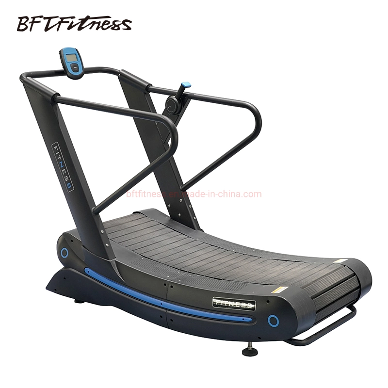 Walking Manual Curved Treadmill Commercial Gym Use Woodway Self-Generating Curve Treadmill
