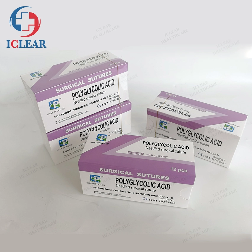 Absorbable Medical Suture Polyglycolic Acid Surgical Suture for General Surgery