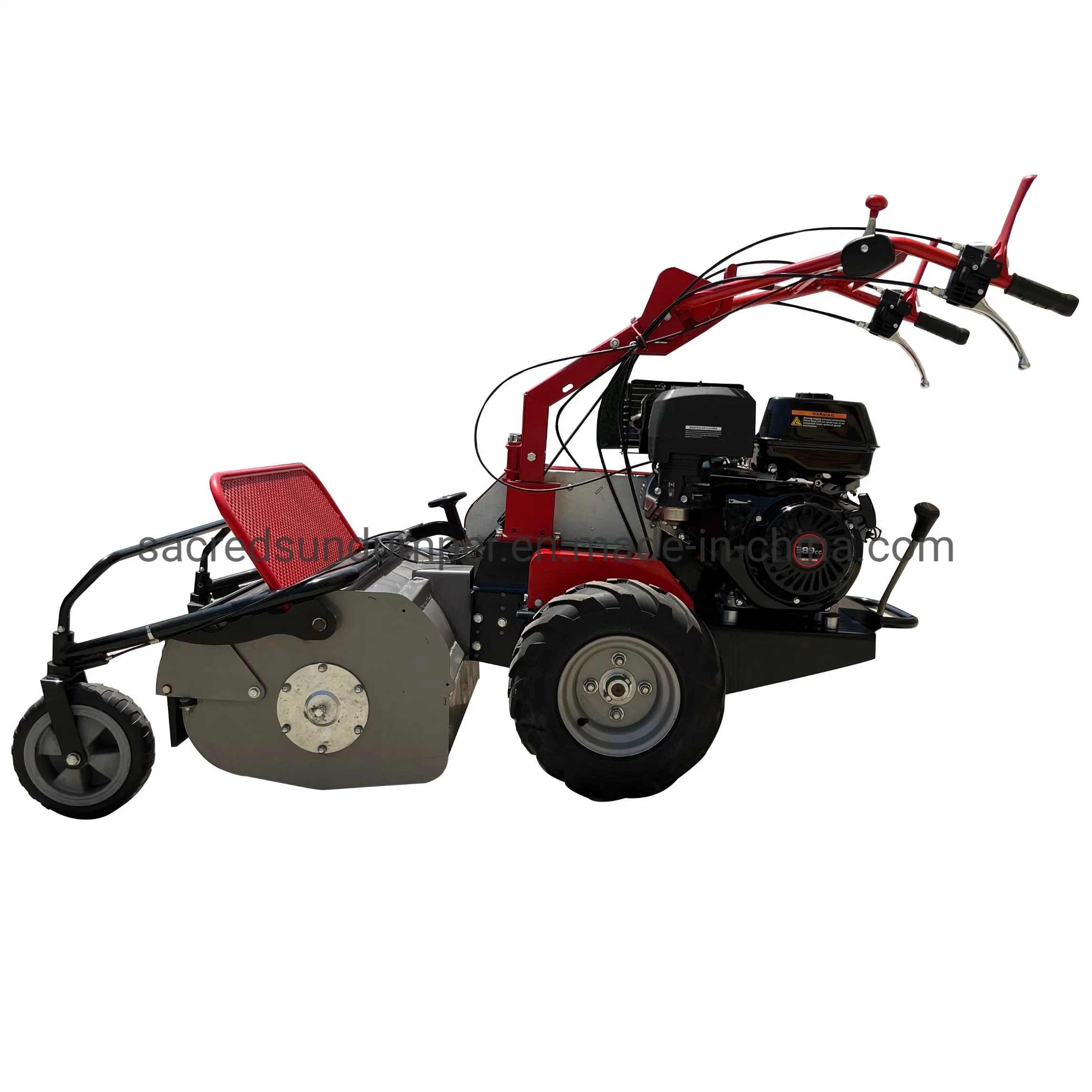 Easy Use Four Wheels Trolley Self-Propelled Brush Cutter Lawn Mower