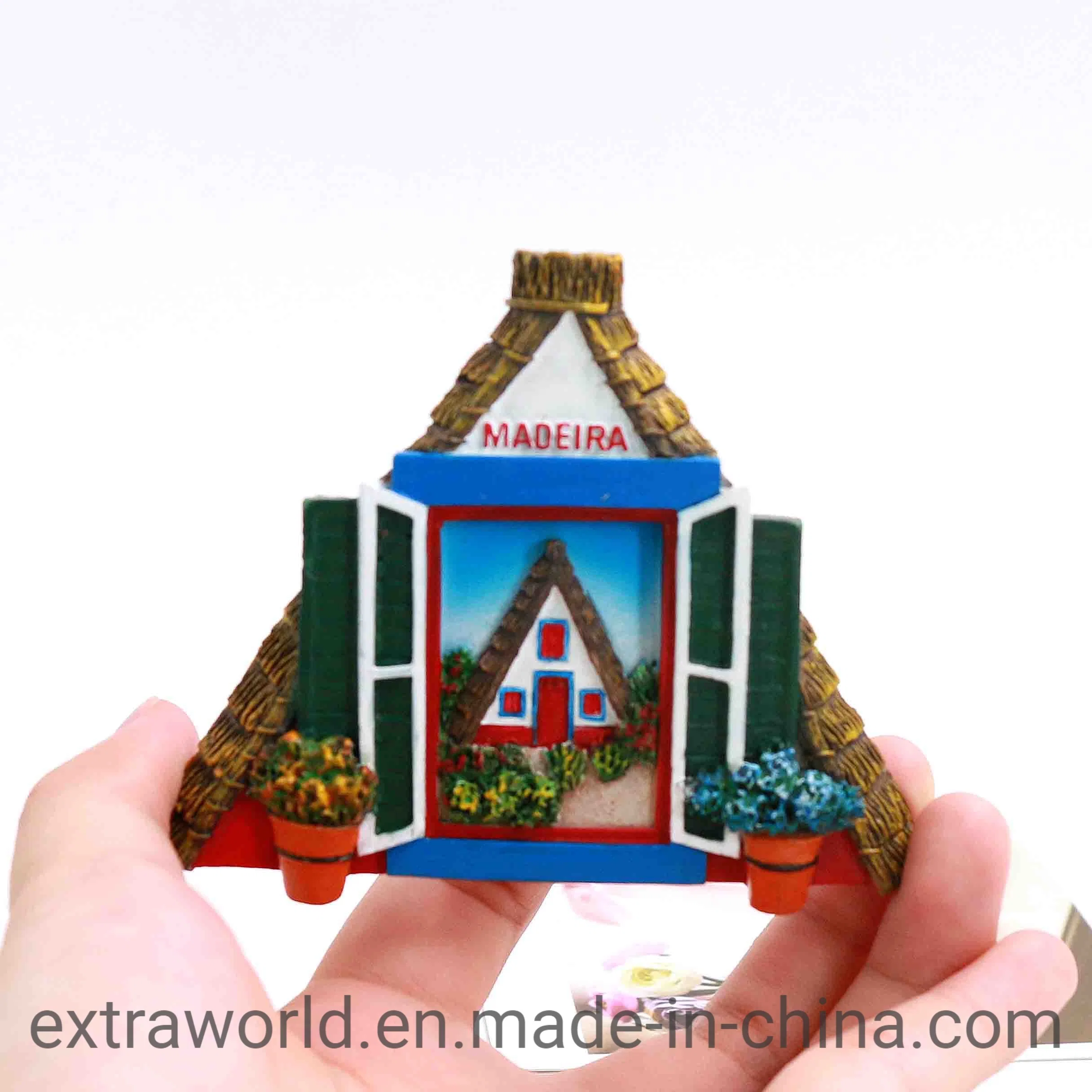 Madeira Tourist Gift Handpainting Resin Decor Fridge Magnet Souvenir Collection