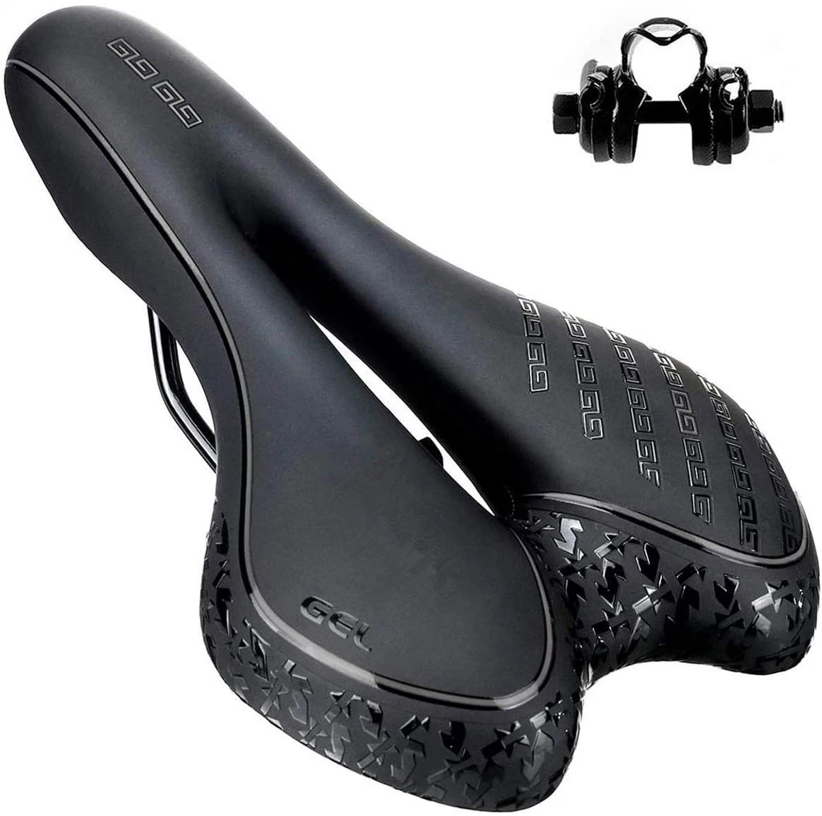 Une partie de la selle de vélo de course de vélo de cuir synthétique creux pour la route du siège de vélos Beach Cruiser Accessoires cycliste Accessoires Vélo de montagne